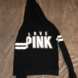 Love pink hoodie